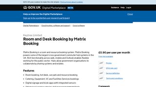 Room and Desk Booking by Matrix Booking - Digital Marketplace