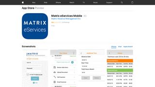 Matrix eServices Mobile on the App Store - iTunes - Apple