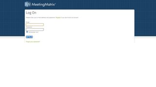 MeetingMatrix Online Login