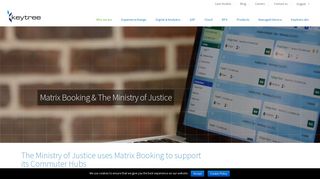 Matrix Booking & The Ministry of Justice - Keytree