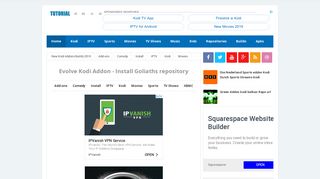 Evolve Kodi Addon - Install Goliaths repository - New Kodi Addons ...