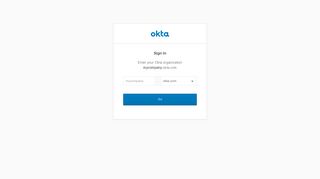 Okta Account Chooser