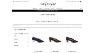 Gray Matters Women - Shop Online | Lane Crawford