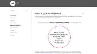 What is your refund policy? - Get the Guy Support Center