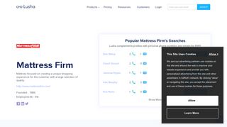 Mattress Firm - Email Address Format & Contact Phone Number - Lusha