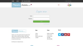 Login to Mature Dating - Adults.co.uk