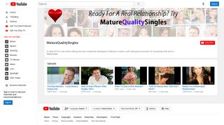 MatureQualitySingles - YouTube
