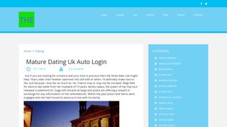 Mature Dating Uk Auto Login - Themenageriehorton.co.uk