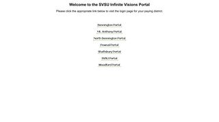 SVSU Infinite Visions Portal Links