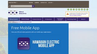 How to Pay Your Bill | Maui Electric