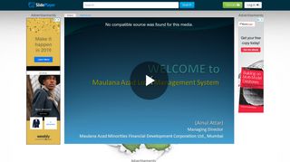 Maulana Azad Loan Management System - ppt video online download