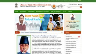 Welcome to Maulana Azad Education Foundation