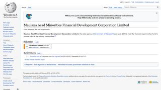 Maulana Azad Minorities Financial Development Corporation Limited ...