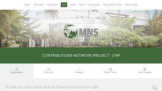 Mauritius Network Services Ltd: Contributions Network Project - CNP