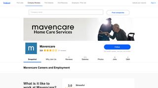 Mavencare Careers and Employment | Indeed.com