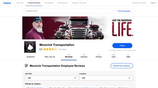 Working as a Driver at Maverick Transportation: Employee Reviews ...
