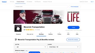 Working at Maverick Transportation: Employee Reviews about Pay ...