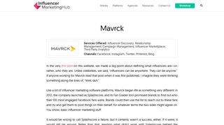 Mavrck Review - Pricing and Features | Software Reviews - Influencer ...