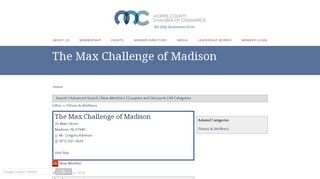 The Max Challenge of Madison - Morris County Chamber of Commerce