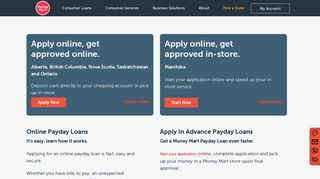 Online Payday Loans Canada | Money Mart Loans Online
