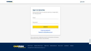 Sign In | MyCarMax