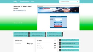 rc.maxexpress.co.in - Welcome to MaxExpress LOGIN - Rc Max Express