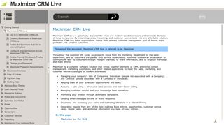 Maximizer CRM Live