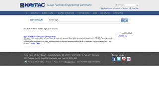 Search - Naval Facilities Engineering Command
