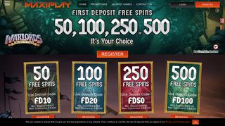 MaxiPlay Casino | Online casino games that lets you enjoy the thrill of ...