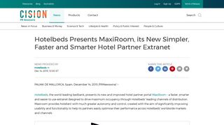 Hotelbeds Presents MaxiRoom, its New Simpler, Faster and Smarter ...