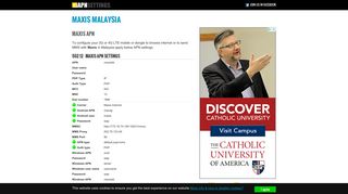 Maxis Malaysia APN Configuration Settings - APN Settings Search ...