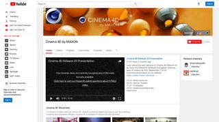 Cinema 4D by MAXON - YouTube