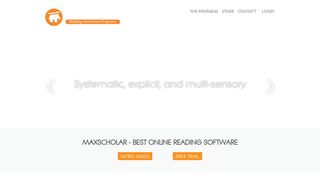 Maxscholar Reading Programs for Children - MaxScholar