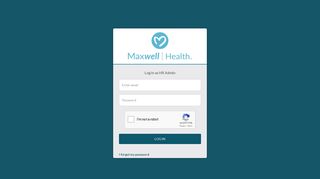 HR Login - Maxwell Health v5