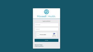 Log in as Advisor - Maxwell Health v5