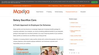 Salary Sacrifice Cars | Employee Car Scheme - Maxxia