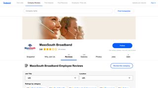 Working at MaxxSouth Broadband: Employee Reviews | Indeed.com