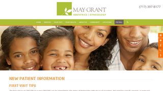 New Patient Information - May-Grant | Lancaster & Lebanon County ...