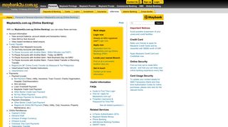 Maybank2u.com.sg (Online Banking) - Other Services