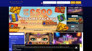 Mayfair Casino London - Trusted Online Casino offering you £500 ...