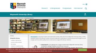 LibrarySearch and More | Maynooth University