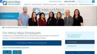 For Employees | Henry Mayo Newhall Hospital