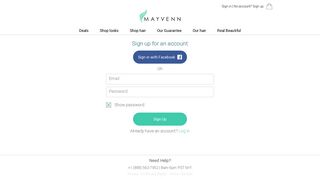 Sign Up | Mayvenn