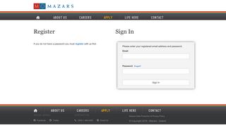 Sign In - Mazars Careers
