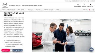 Service & Parts - Rohrich Mazda is a Pittsburgh Mazda dealer and a ...