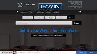 Irwin Mazda | New Mazda dealership in Freehold, NJ 07728