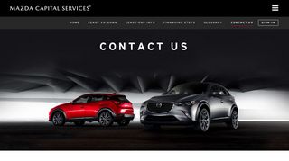 Contact Us | Mazda Capital Services | Chase.com