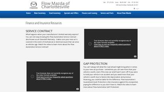 Finance and Insurance Resources | Flow Mazda of Charlottesville