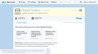 Mazda Toolbox 4.3 free download for Mac | MacUpdate