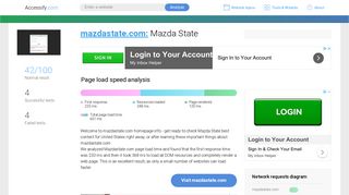 Access mazdastate.com. Mazda State